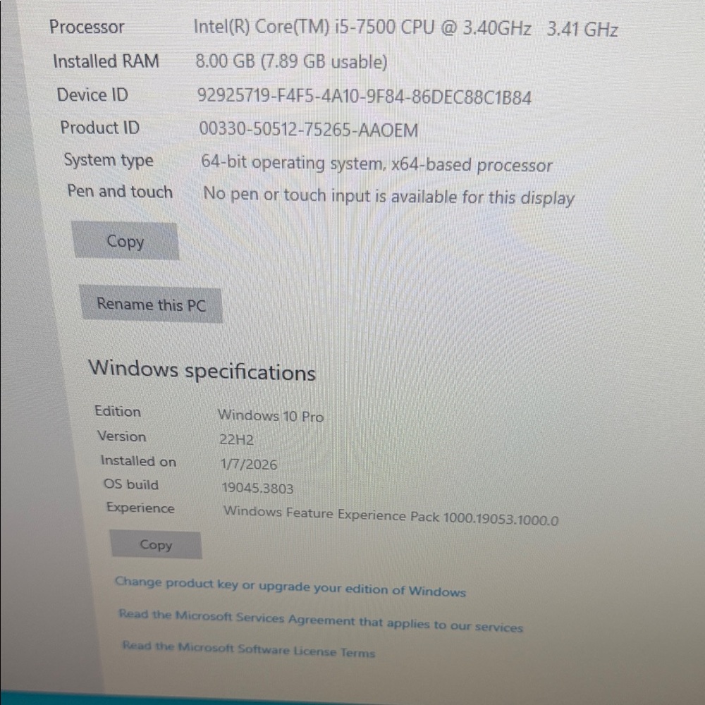 Dell OptiPlex 3050 Windows 10 Business PC - Picture 3 of 3